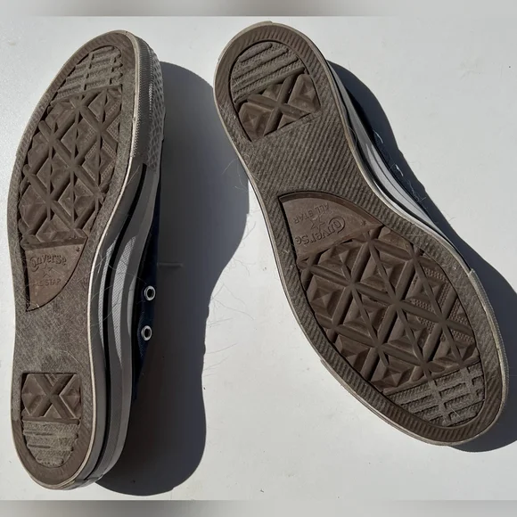 Converse Women's Blue Canvas Sneakers - Picture 3 of 4